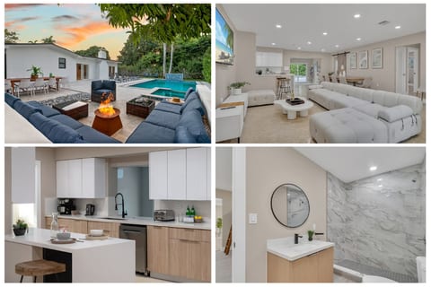 LUXE Villa, Heated Pool, Fire Pit, Basketball Court, GAMES