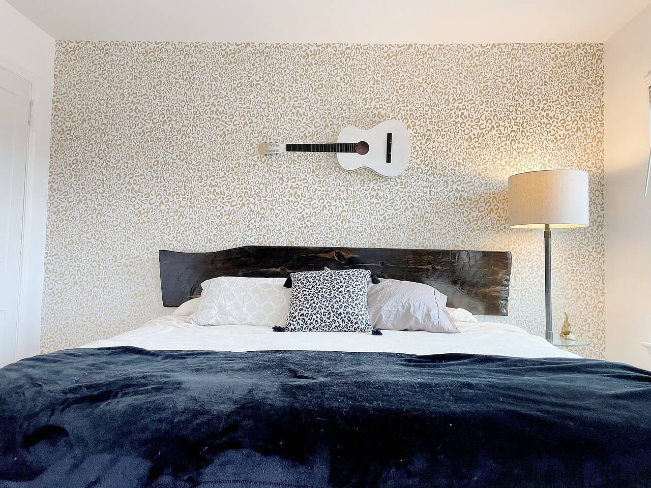 Bedroom on 2nd floor with king bed