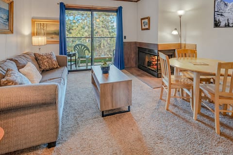 Cozy Living Room with electric fireplace