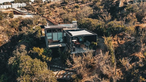 Mountain hideaway with an outdoor hot tub, sauna, and pool image 1
