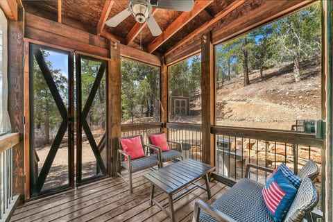 Front Porch Zion Cabin