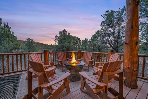 Fire Pit Back Deck