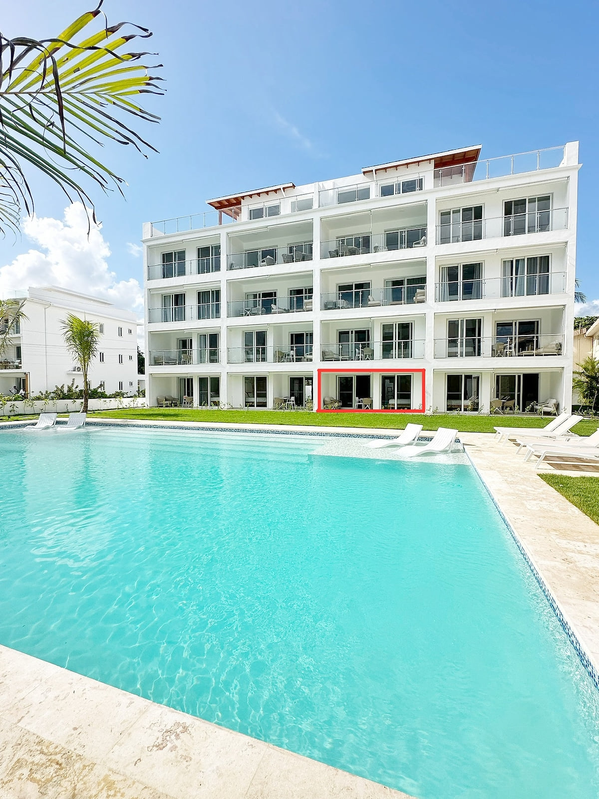 Poolside Terrace • Close to the Beach in Cabarete image 1