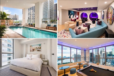 Best Location Downtown Condotel - King bed, Pool, Gym & Restaurant