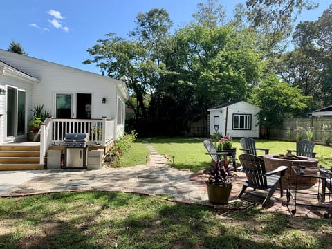 A big fenced in back yard ...the place to be!