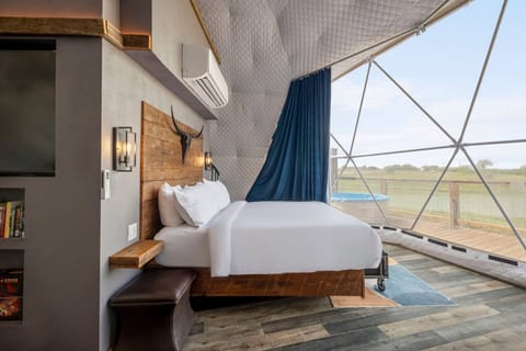 Luxury Glamping Dome on Texas Farm