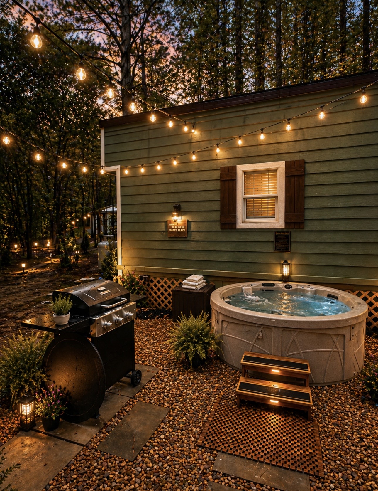 Private Romantic Retreat-Hot Tub-Fire Pit- Private