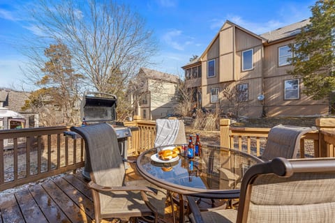 Private patio and grill