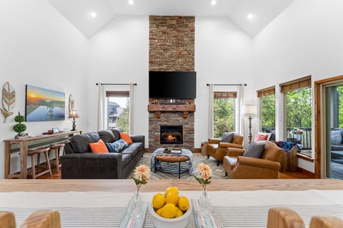 Full length windows for natural light and picturesque views