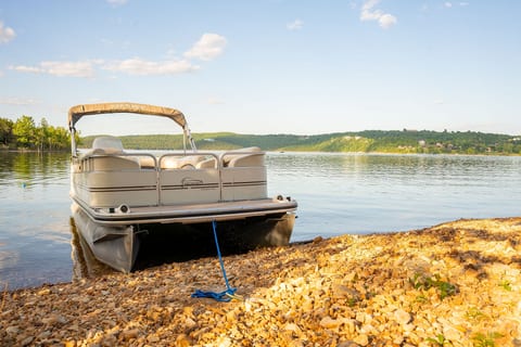 Cruise into lake days and sunset evenings with private dock access and room to relax by the water.