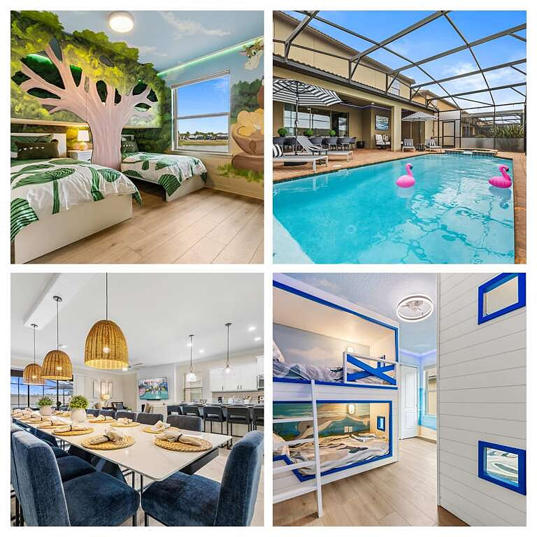 7Bedroom sleep 18  just minutes from Disney,Sea World