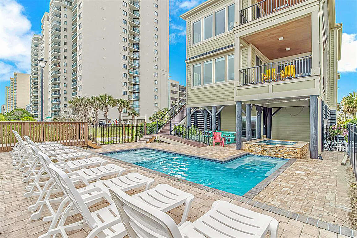 Ocean Front 7BR/5B Home with Private Pool, Game Room