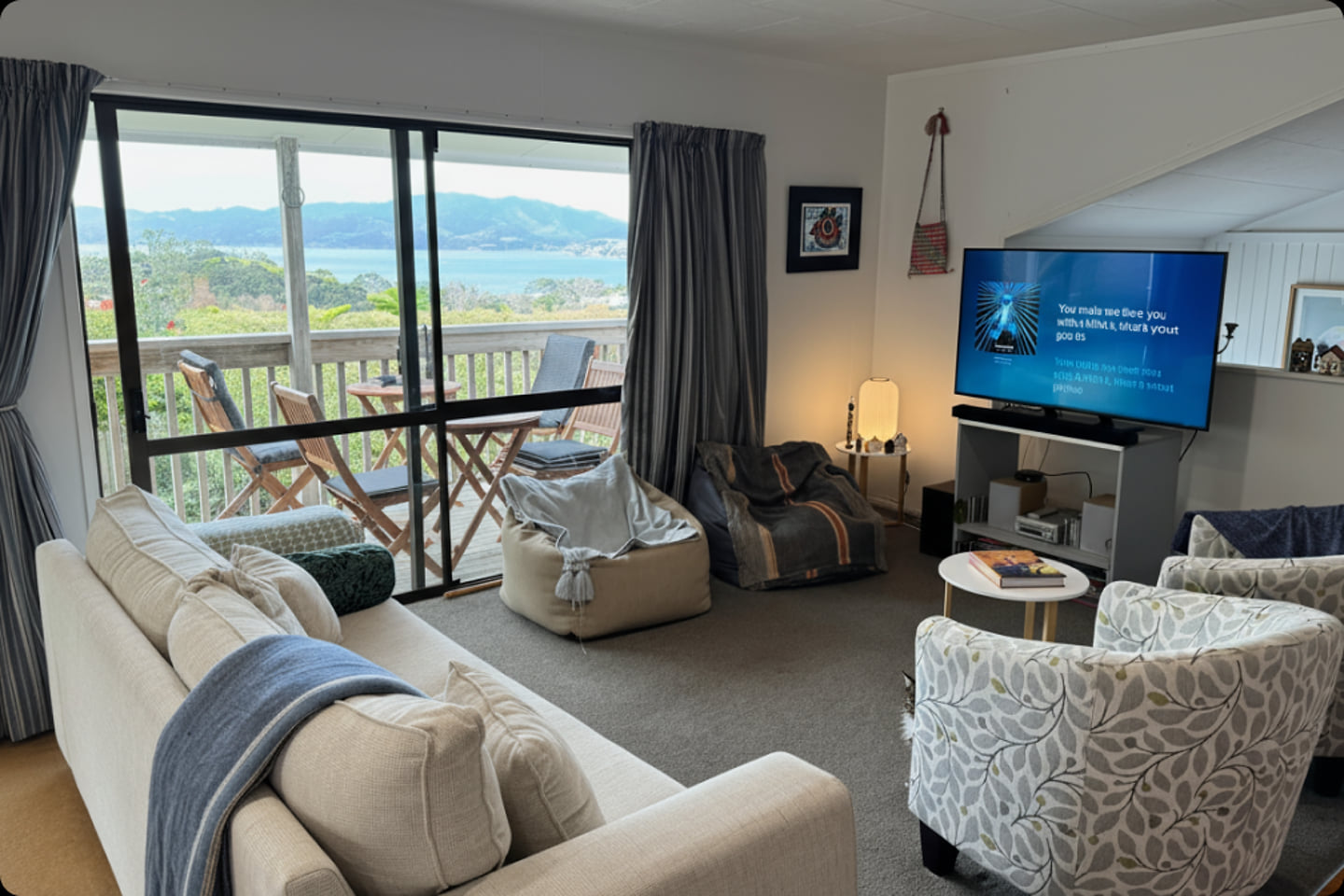 Lounge and view from Lounge