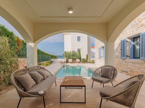 Seafront Villa Adriatica with pool