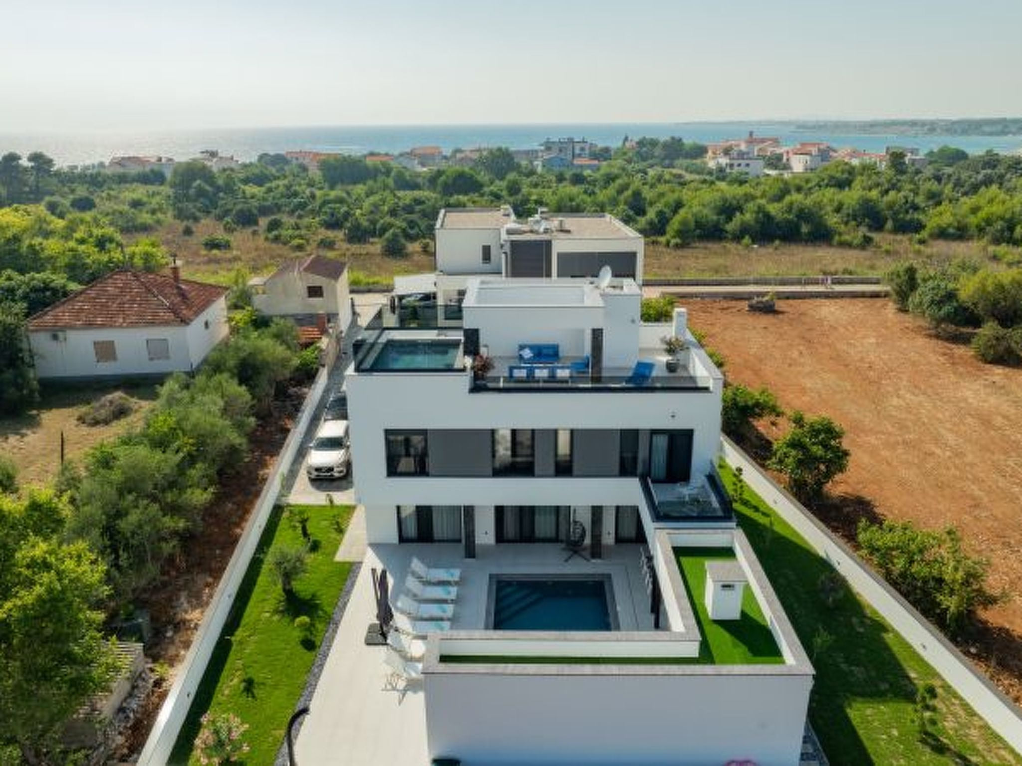 Villa Elena with two pools and spa
