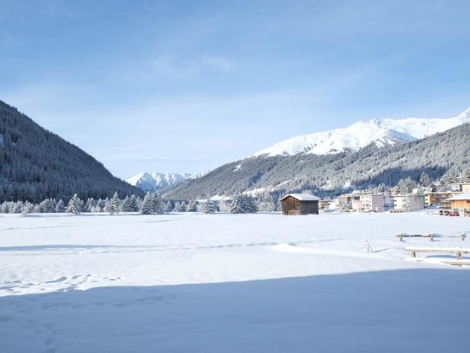 U Köhler Appartement/Fewo, Dusche oder Bad, WC 1-Zimmerwohnung - Davos