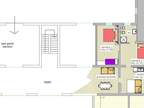 Wohnung "Vittorio" mit Dachterrasse