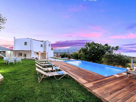 Georgioupolis Blaue Villa Privater Pool