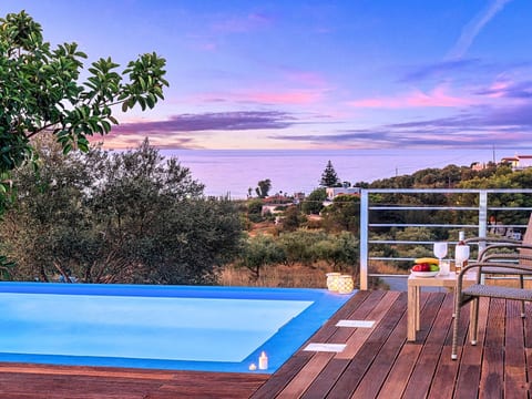 Georgioupolis Blaue Villa Privater Pool