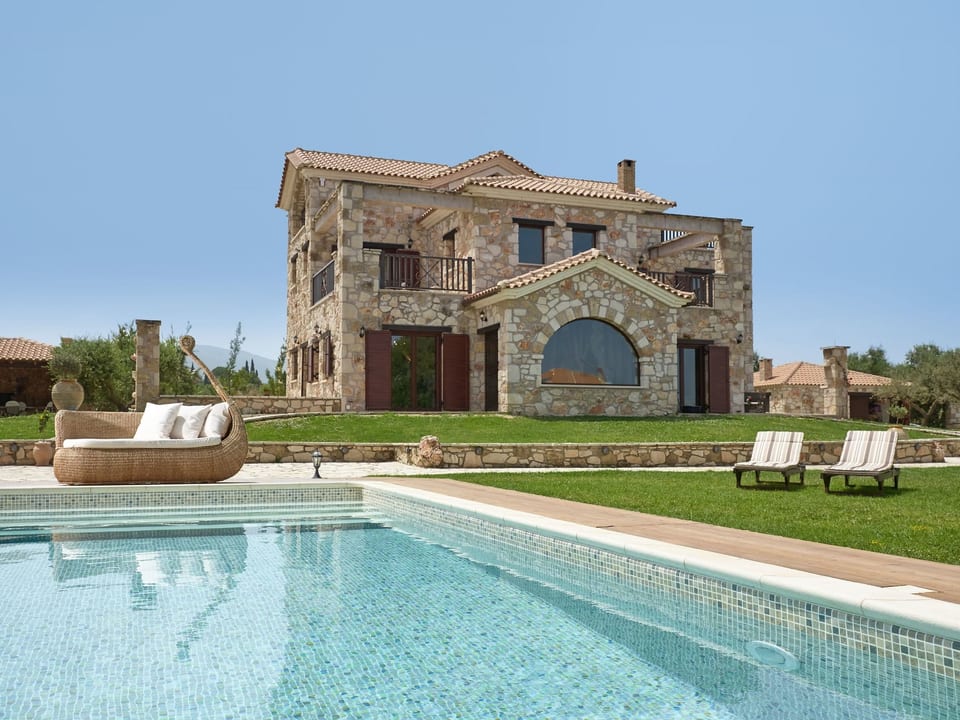 Palazzo di P, Welt 5. Veranstaltungsort Villa bis zu 10Erwachsene - Agios Leon