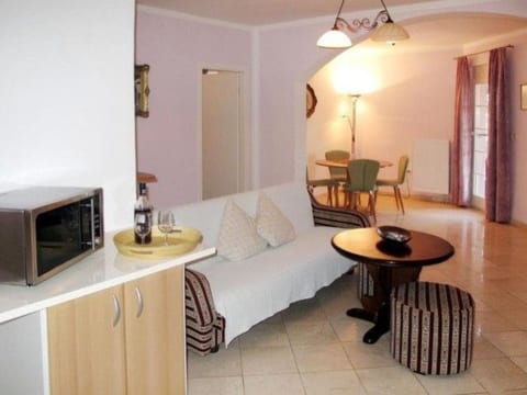 Ein Apartment im Ferienhaus Zweirosen