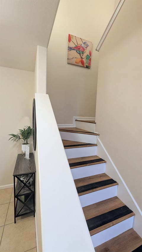 Access all bedrooms and full bathrooms upstairs.
