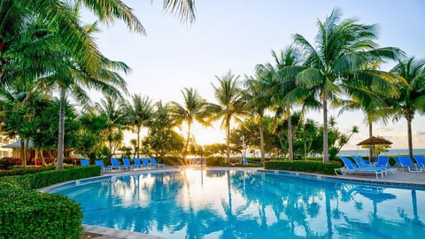 Oasis Pool with sunrise