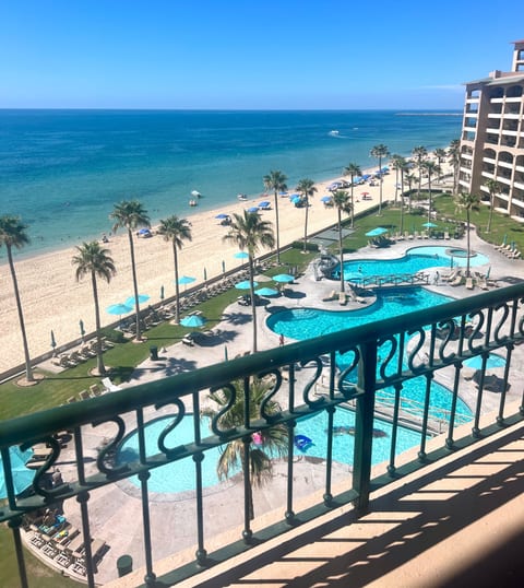 View from our 7th floor balcony.