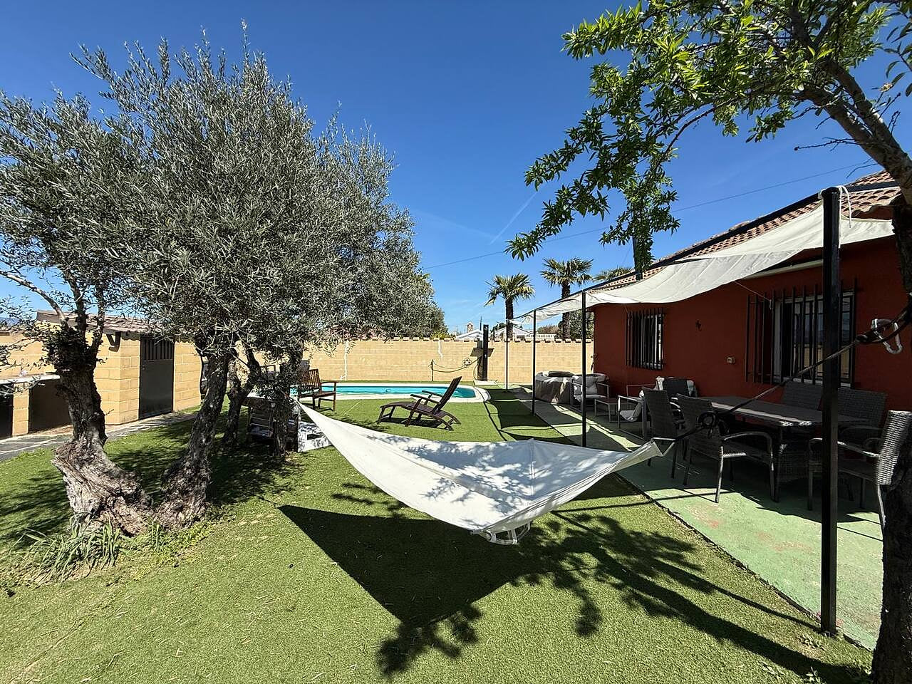 Villa Vega con piscina y barbacoa