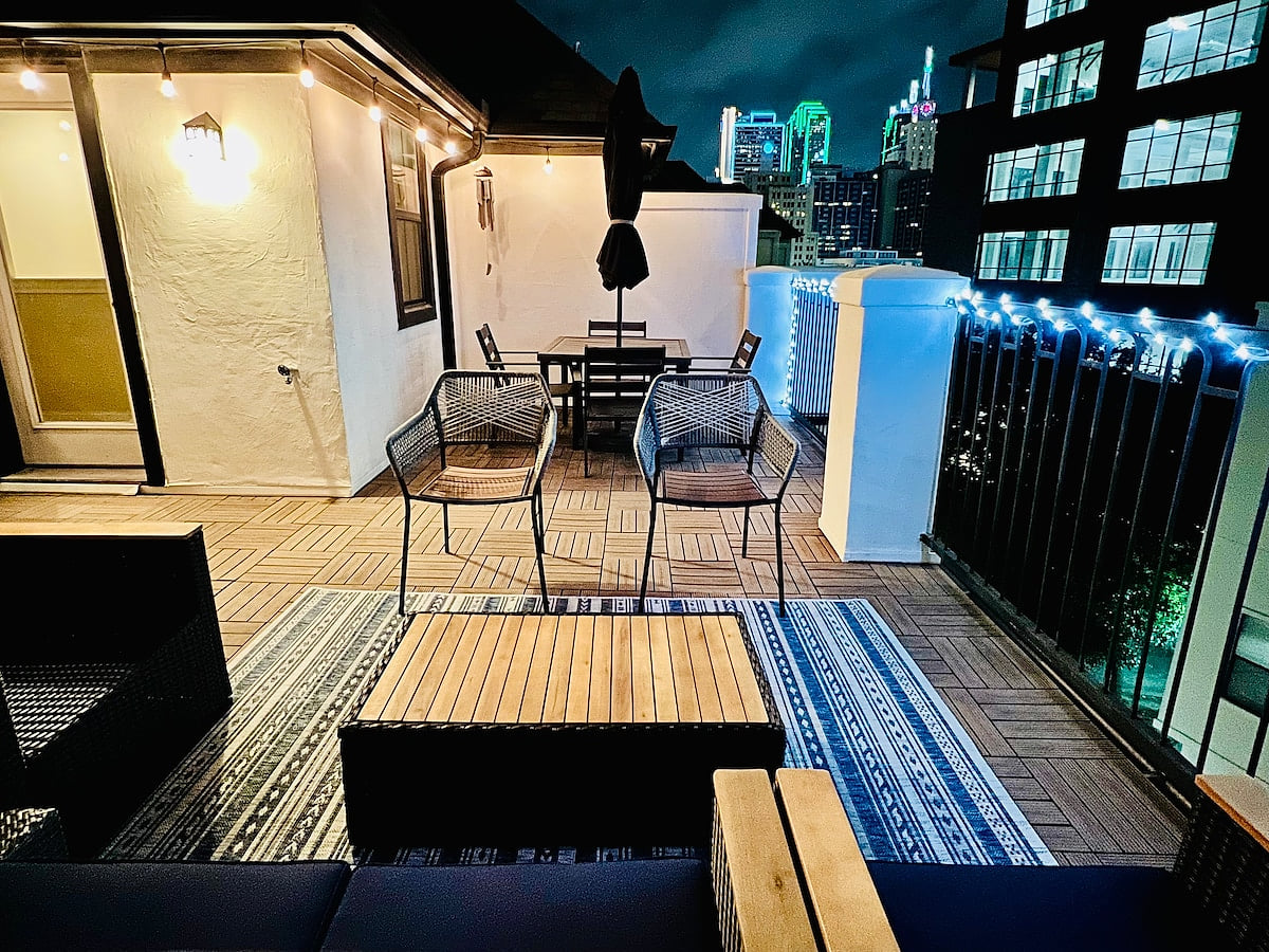 Rooftop Deck - night