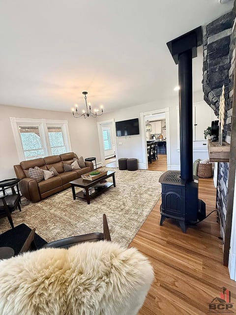 Warm and inviting living room