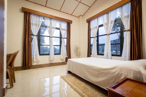 Upstairs bedroom with attached bathroom