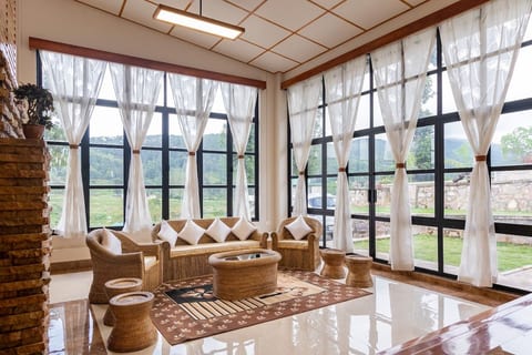 Upstairs Living Room with Fireplace (Extra charges apply for Fireplace)