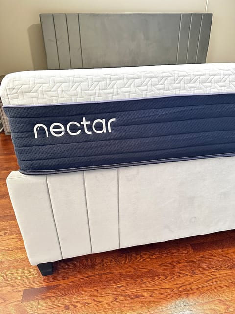 Premium Luxe 14" Mattress which leans Medium-Soft. If you prefer a firmer mattress, please try our queen beds.