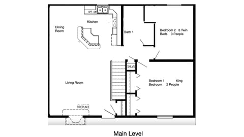 Main Level Floor Plan