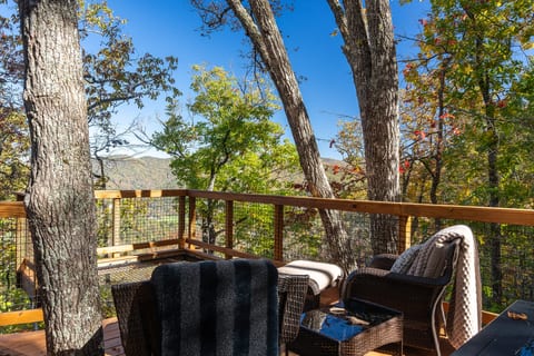 XL Treehouse on 7 Trees with Bridge & Platforms - The Hylo