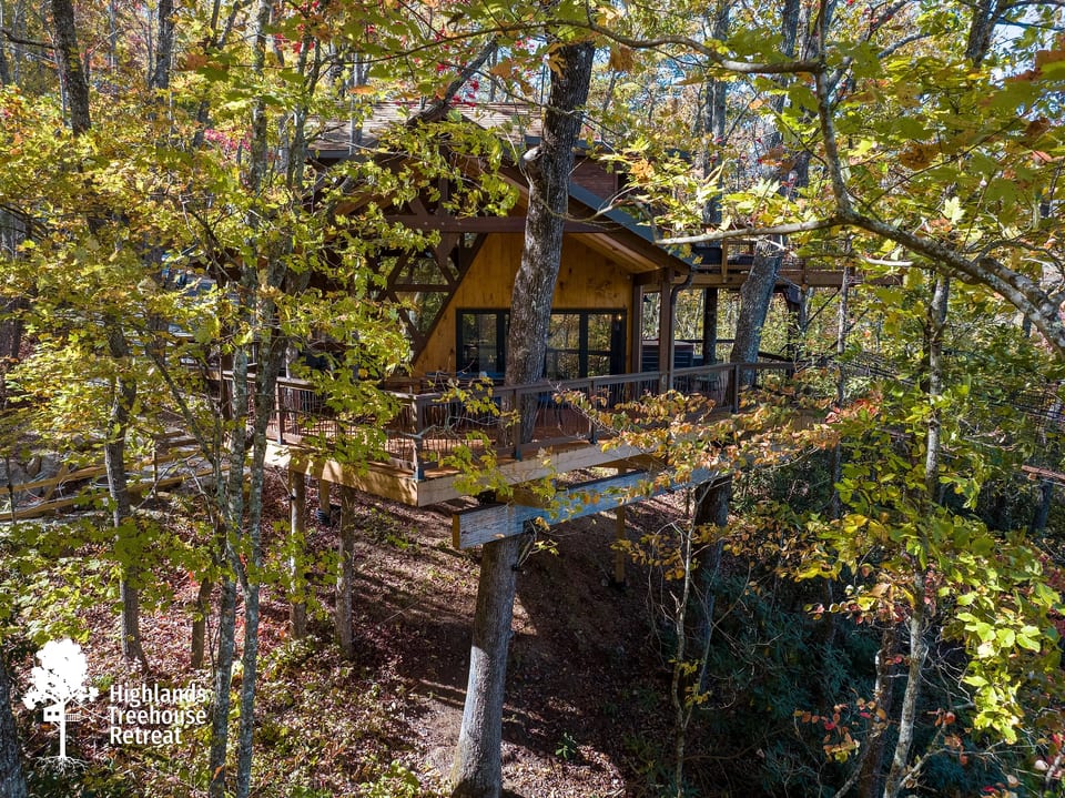 The Hylo - XL Treehouse on 7 Trees & Bridge - Macon County