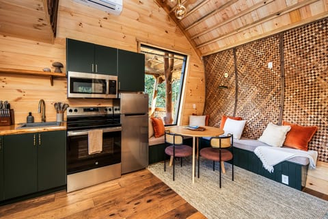 Nest-Shaped Cocoon Treehouse on 4 Trees - The Marsu