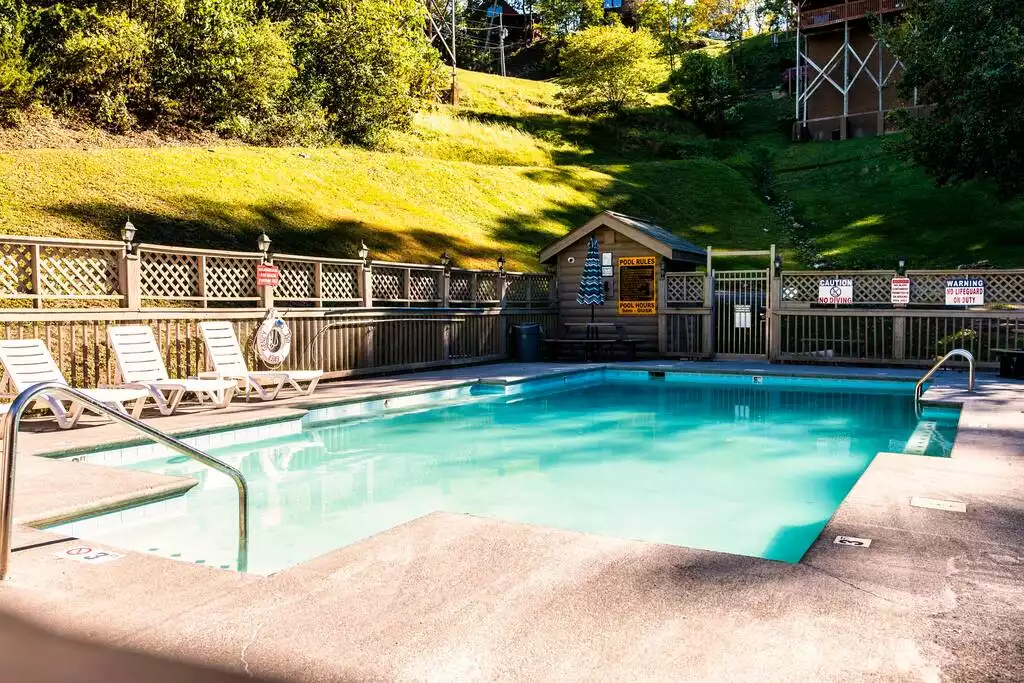 Douglas Lake Resort pool is available for guest use seasonally, Memorial Day through Labor Day. - Honeysuckle Blue - Sevierville