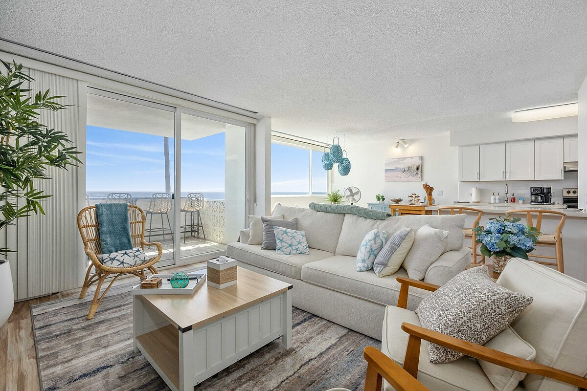 Ocean View Condo Steps to Beach & Pier image 1