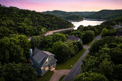 Peaceful hillside home with forest views and nearby waterfront