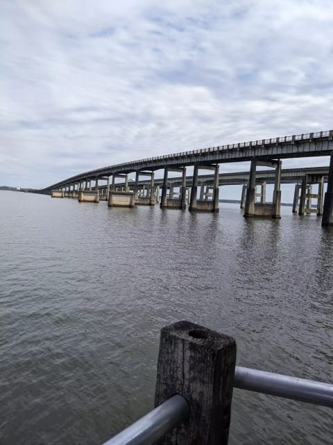 Old and new I-95 bridges