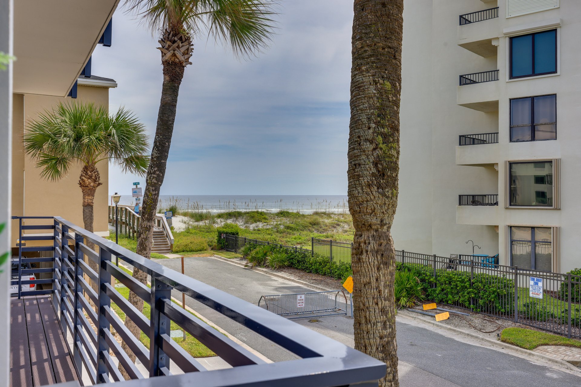 The view from our balcony.