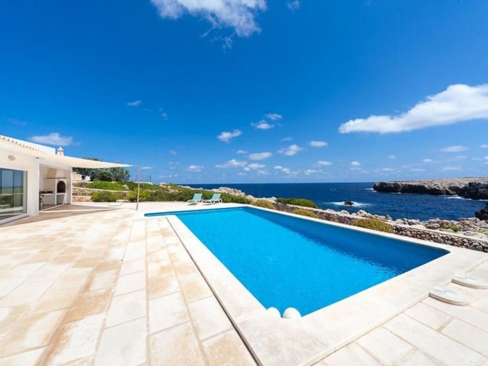 Haus in Meeresnähe, privater Pool, Panoramablick - Es Mercadal