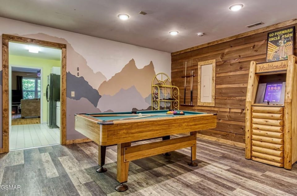 Create wonderful memories with family and friends in this game room.