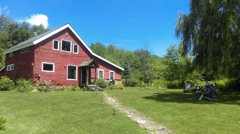 Front yard and house