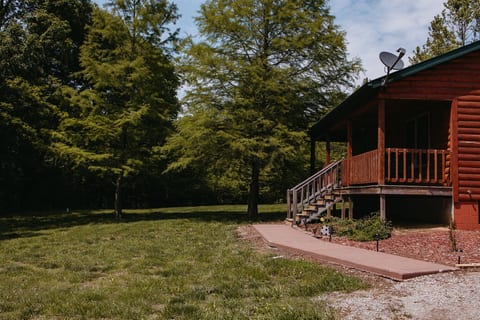 Outdoor cabin view