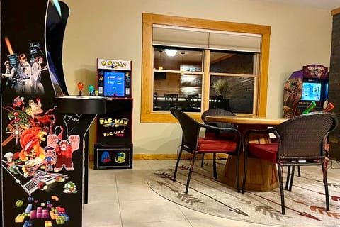 Lower level gaming and bar area