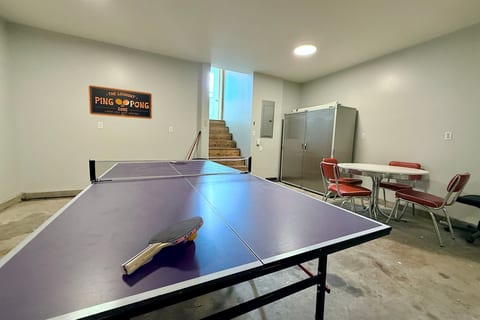 Ping Pong in the garage