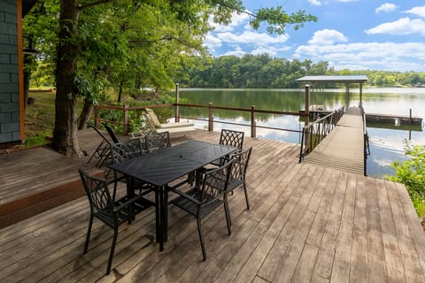 Dock with seating